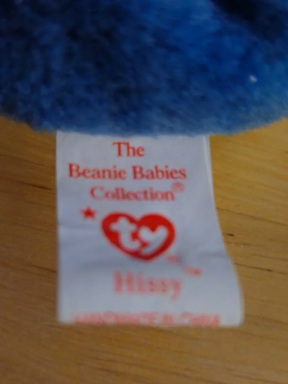Ty Beanie Baby Hissy Tags Attatched